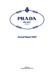 fatturato prada 2016|prada group annual report.